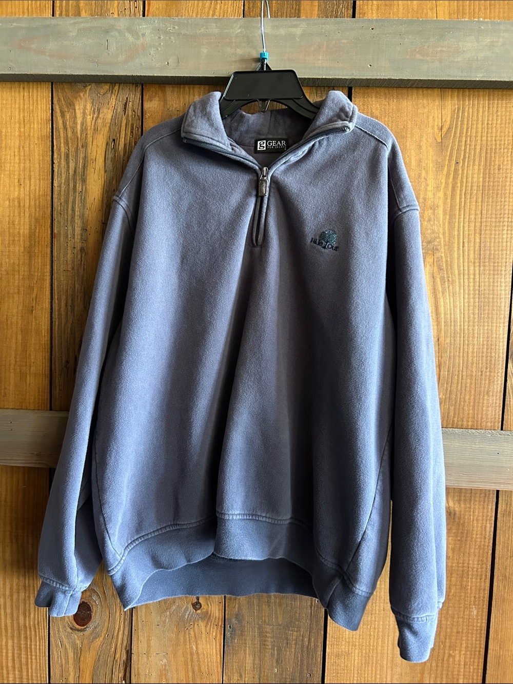 Gear For Sports Men's Half-Zip Fleece Pullover — Slate Blue